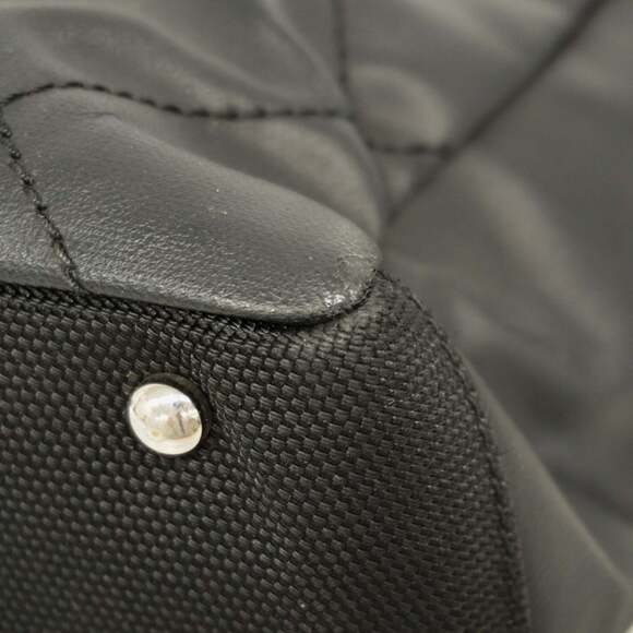 CHANEL Black Leather Tote Bag